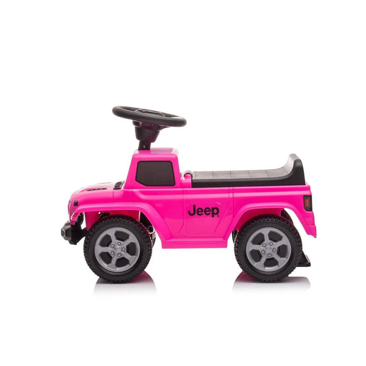 Pink Jeep Rubicon Foot to Floor Ride-On for Toddlers