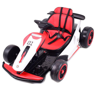 Red 24V Upgraded Vortex Drifting Go Kart.