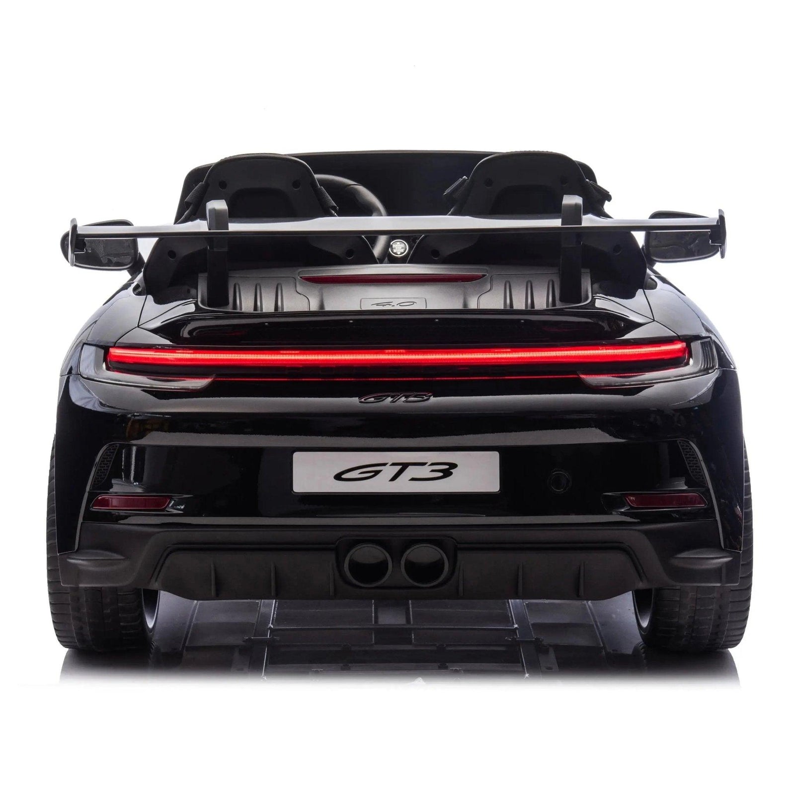 Glossy Black, Licensed LX MP4 Edition 24V/4WD Porsche 911 GT3 Kids Ride on Car W/ EVA Rubber Wheels & RC.