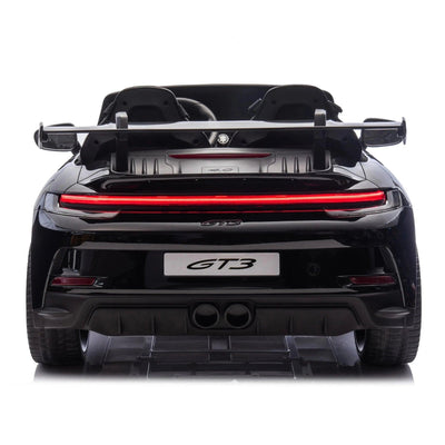 Glossy Black, Licensed LX MP4 Edition 24V/4WD Porsche 911 GT3 Kids Ride on Car W/ EVA Rubber Wheels & RC.