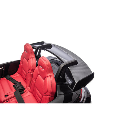 Glossy Black, Licensed LX MP4 Edition 24V/4WD Porsche 911 GT3 Kids Ride on Car
