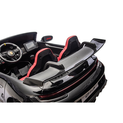 Glossy Black, Licensed LX MP4 Edition 24V/4WD Porsche 911 GT3 Kids Ride on Car