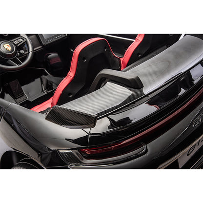 Glossy Black, Licensed LX MP4 Edition 24V/4WD Porsche 911 GT3 Kids Ride on Car