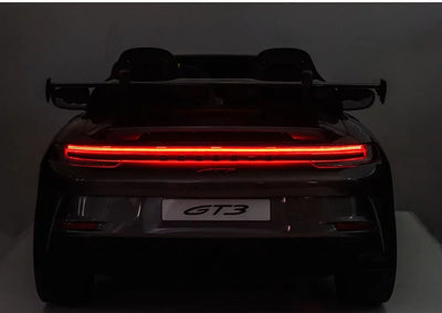 Glossy Black, Licensed LX MP4 Edition 24V/4WD Porsche 911 GT3 Kids Ride on Car W/ EVA Rubber Wheels & RC.