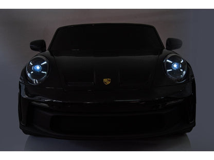 Glossy Black, Licensed LX MP4 Edition 24V/4WD Porsche 911 GT3 Kids Ride on Car