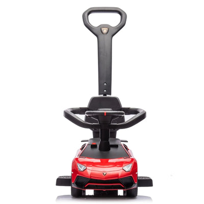 Lamborghini 3-in-1 Kids Push Ride-On Car