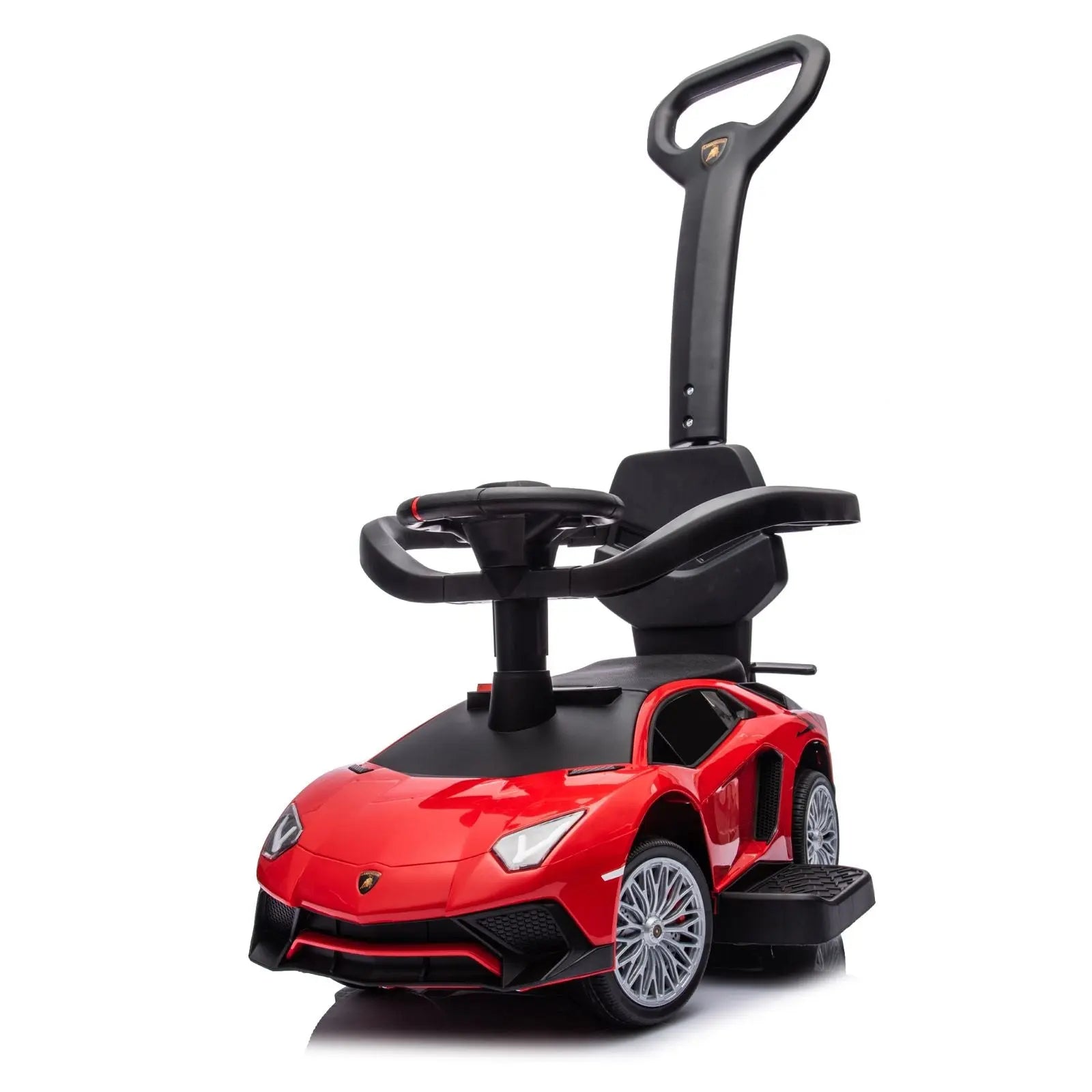 Lamborghini 3-in-1 Kids Push Ride-On Car
