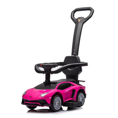 Lamborghini 3-in-1 Kids Push Ride-On Car