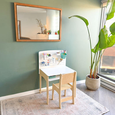 LUMEN - Big Kid Desk & Chair | Adjustable Height Study Table.