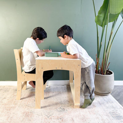 LUMEN - Big Kid Desk & Chair | Adjustable Height Study Table.