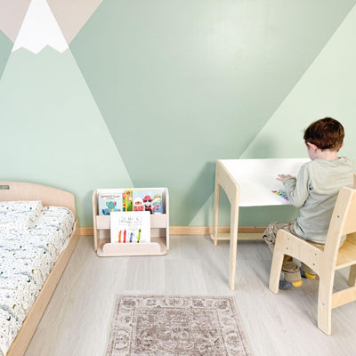 LUMEN - Big Kid Desk & Chair | Adjustable Height Study Table.