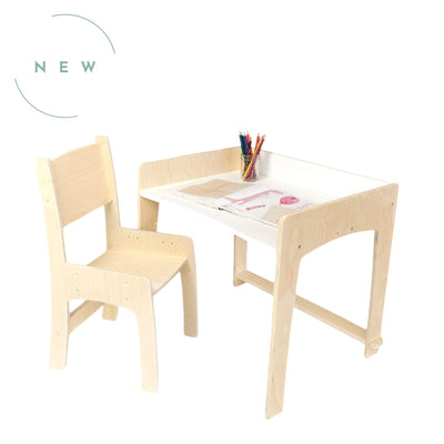 LUMEN - Big Kid Desk & Chair | Adjustable Height Study Table.