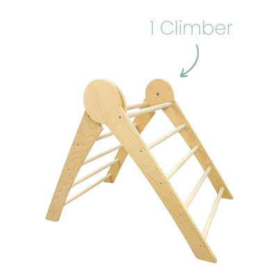CRANBERRY CLIMBER - Montessori Wooden Triangle.