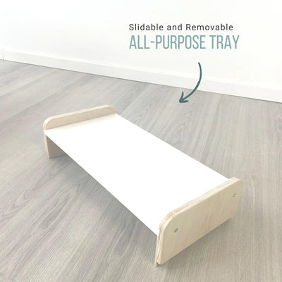 PAPAYA DOUBLE - Adjustable Montessori Table & Chair Set for Two.