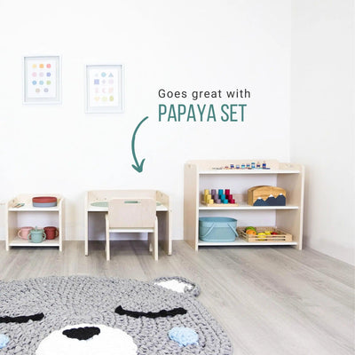 BANANA - Montessori Shelf with Borders.
