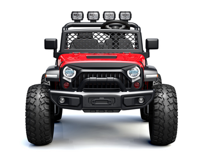 Red, XXL Edition 2 Seater TrailMax 24V/4WD Kids Ride on, RC