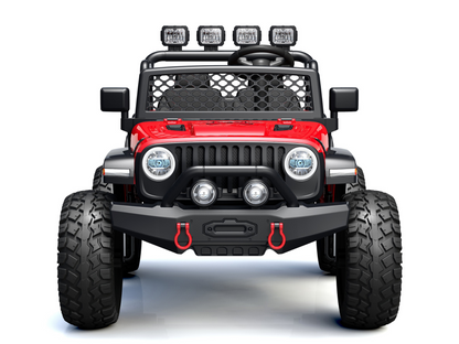 Red, XXL Edition 2 Seater TrailMax 24V/4WD Kids Ride on, RC