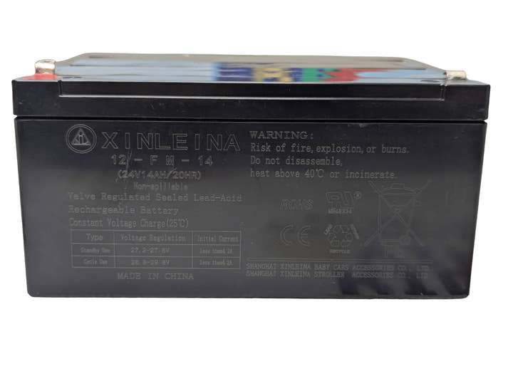 24V MegaTrek -Replacement Battery - 24V*14Ah -Rechargeable Battery.