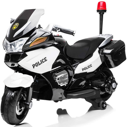 Police Officer Edition 24V Kids Motorcycle With Music, Lights and Rubber Wheels image 14