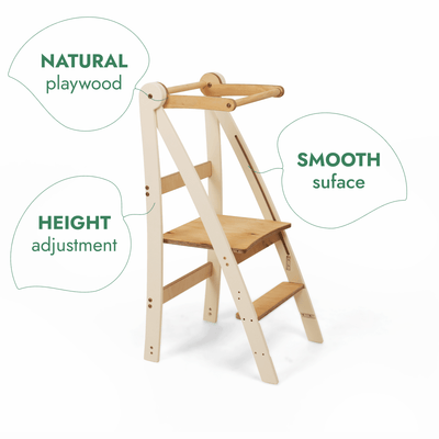 Adjustable toddler tower - Kids Step Stool.