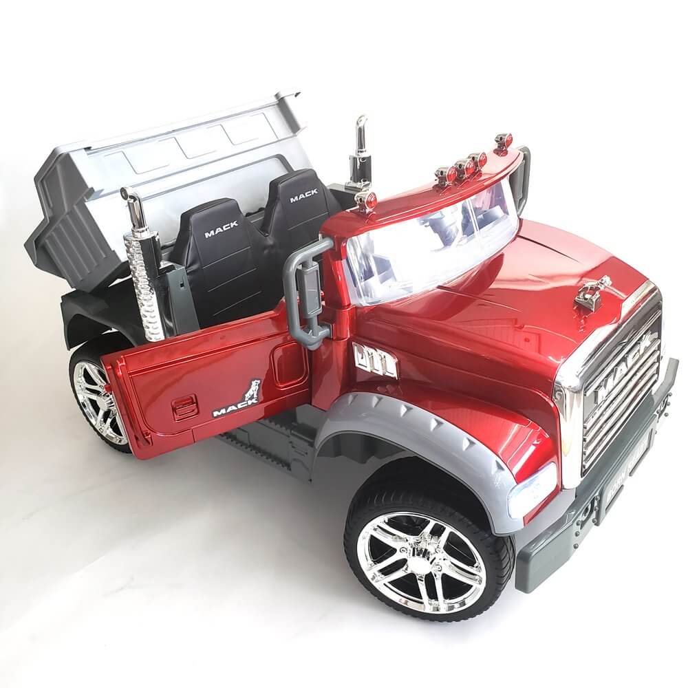 Officially Licensed Mack Truck 2-Seater 2x12-Volt Ride-on For Kids and Toddlers w/ MP3 USB SD Remote control &amp; Tipper- KIDS VIP image 14