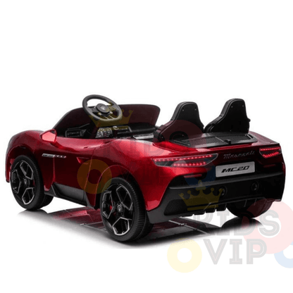2 Seater Licensed Sport Edition Maserati MC20 24V Kids Ride-on Car With 4x4 and RC - Red image 3