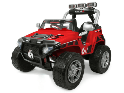 INJUSA Monster Truck 2-Seater Lifted Progressive 24V Ride-on Truck With XL Rubber Tires - NO PARENT REMOTE CONTROL image 0