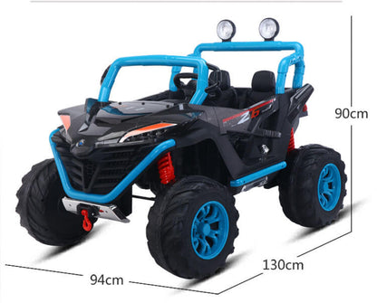 Complete Luxury Edition Sport MX 2x12V 2-Seater 4x4 Toddlers' and Kids' Ride-On UTV w/ MP3, USB, BT, Parent RC - KIDS VIP image 4