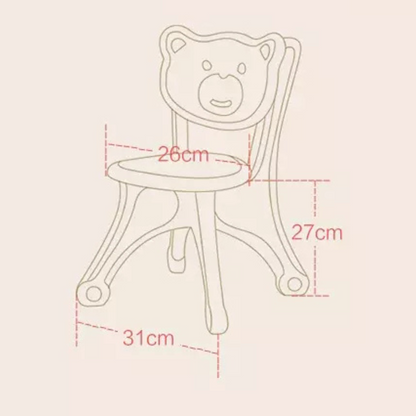 Bear Set of 2 Chairs for Kids and Toddlers image 6