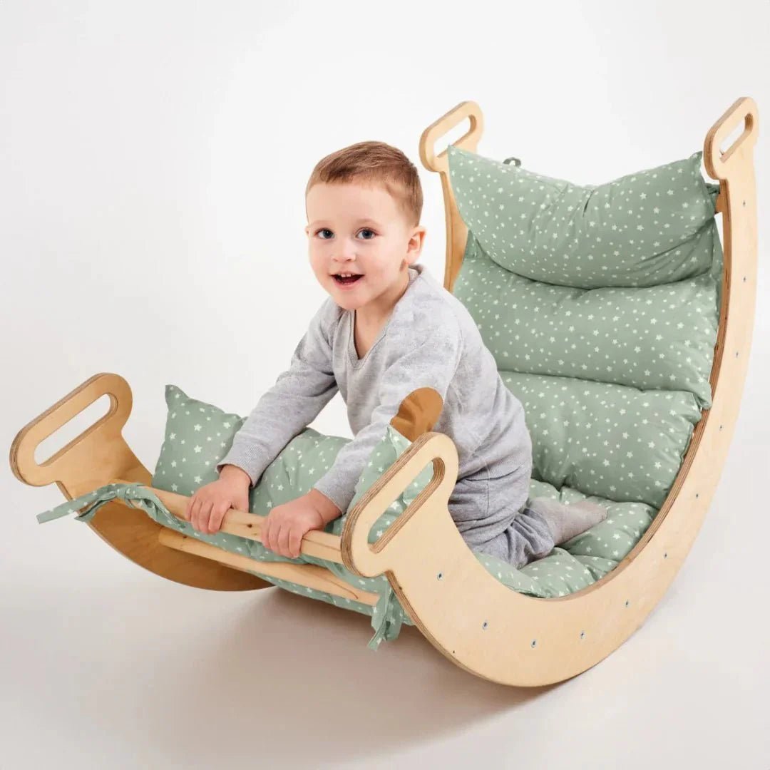 Cushion for Climbing Arch & Rocker Balance – Beige (Cushion Only).