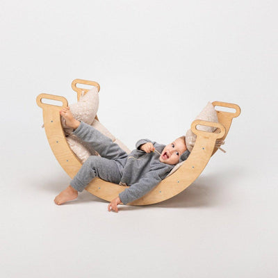 Cushion for Climbing Arch & Rocker Balance – Beige (Cushion Only).