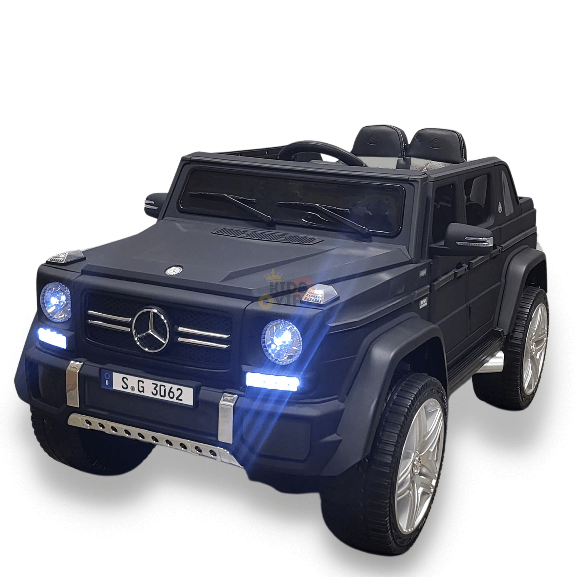 Luxury 4WD Matte Edition Mercedes Maybach G650 12V Ride On Car For Kids With RC image 11