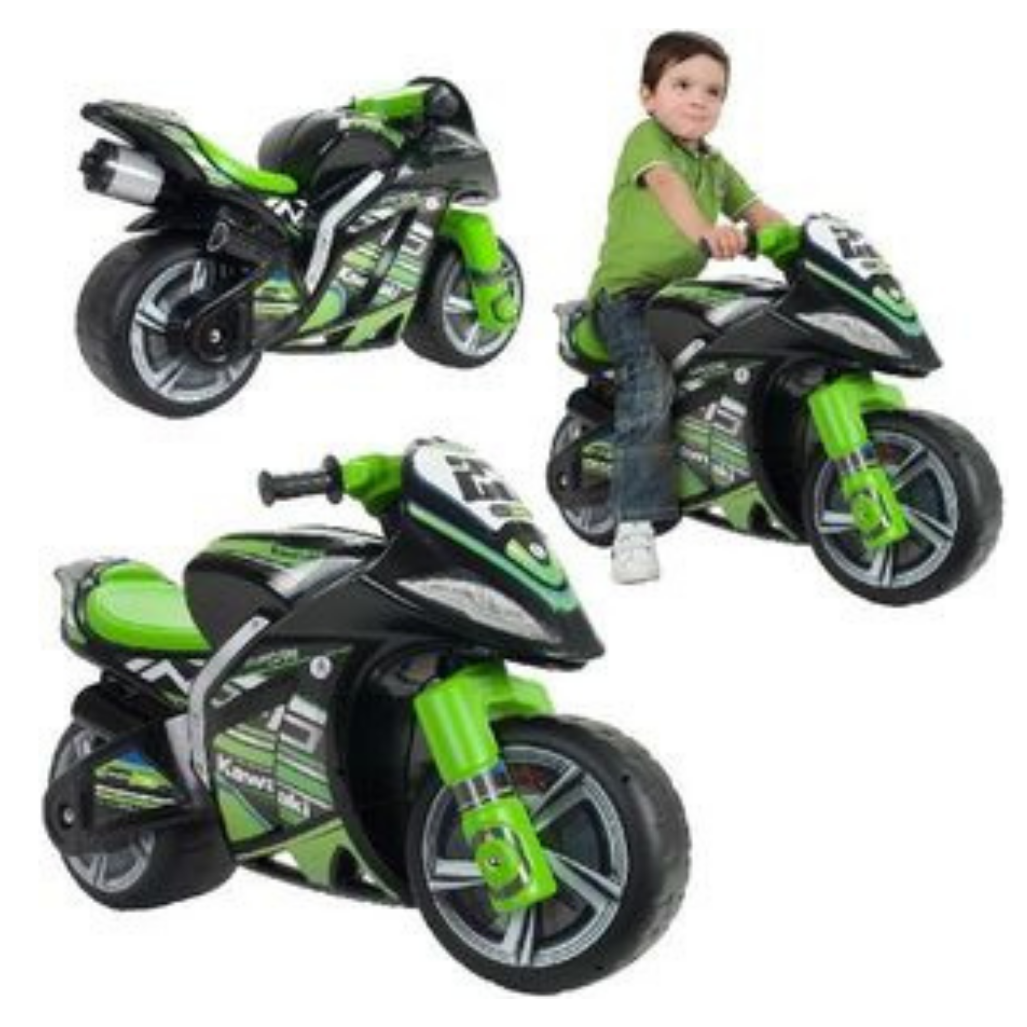 INJUSA | Kawasaki Balance Bike | Licensed Winner Edition image 11