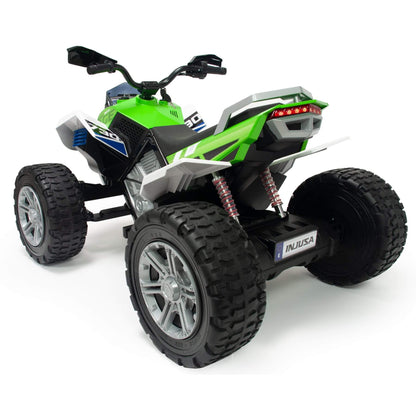 INJUSA XXL Rage Edition 24V Kids Powered Quad /ATV With Rubber Wheels - 11Km/ Hr image 6