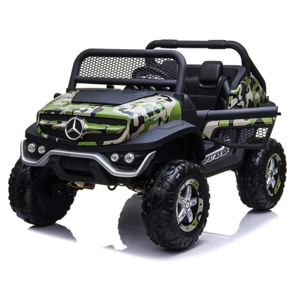 2 Seater 4WD Mercedes Unimog 12V Ride On UTV with RC image 7
