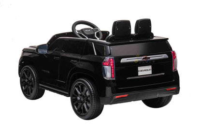 Officially Licensed Chevrolet Tahoe 1-Seater 12V Toddlers' And Kids' Ride-On Truck w/ Rubber Wheels, Leather Seats, USB, SD, MP3, BT, Parent RC - KIDS VIP image 4