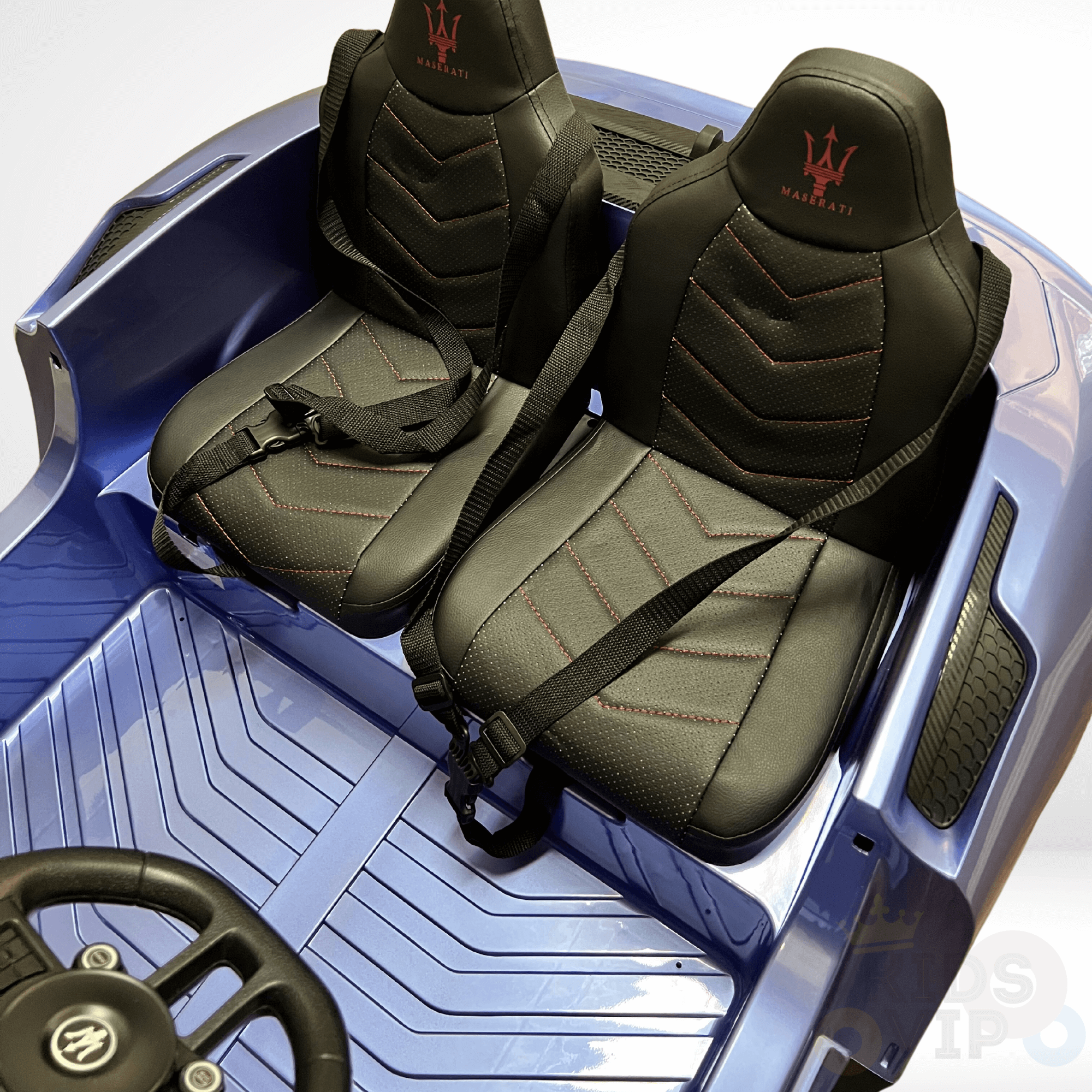 2 Seater Licensed Sport Edition Maserati MC20 24V Kids Ride-on Car With 4x4 and RC - Cornflower Blue image 6