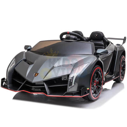 2 Seats Official 2x12V Lamborghini Veneno 4WD Kids and Toddlers Ride On w/RC image 16
