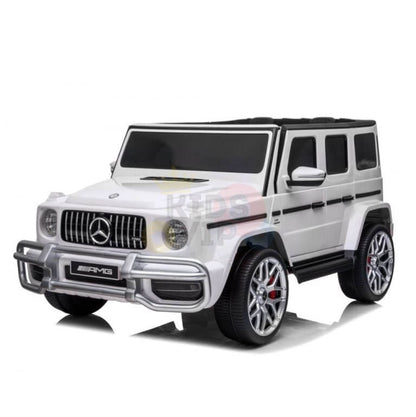 KidsVip Exclusive Mercedes Benz G Series 2-Seater 24V Kids Ride-on Truck, Eva Wheels, Leather Seats, Light-up Logo, 4WD,BT, RC +Assembly and 2 Years Warranty image 2