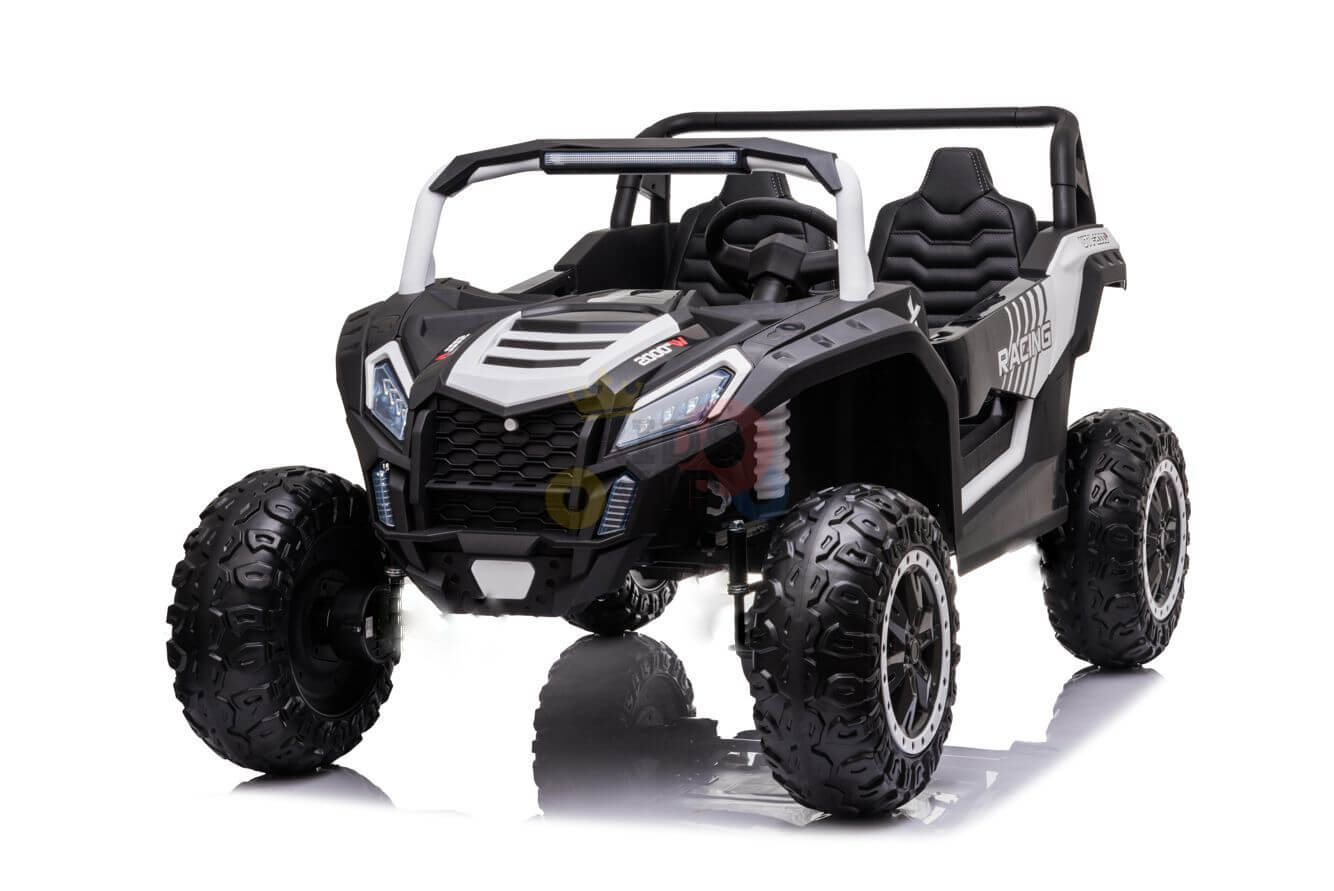 Upgraded XXL Edition Blade XR 2-Seater 24V Big Kids Ride-on UTV w/ 180W Brushless Motor, Inflatable Rubber Tires, Adjustable Leather Seats, Lights, BT, MP3, USB - KIDS VIP image 7