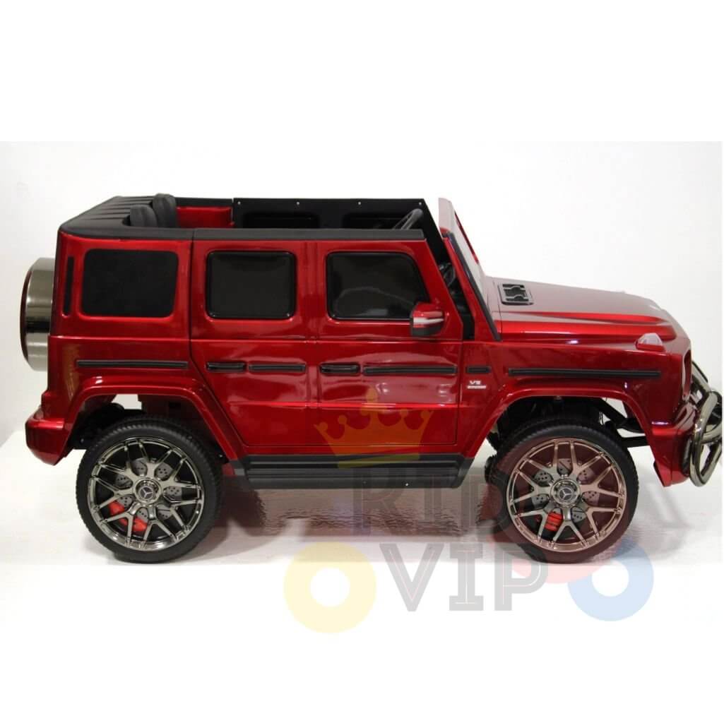 Mercedes G Series 24V 2-Seater Ride-On | USB, BT, FM, 4WD, Remote Control | Red image 12