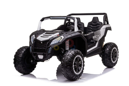 2 Seater XXL Edition Blade BT 24V/4WD Kids Exclusive Buggy/UTV With Rubber Wheels, Leather Seats image 9