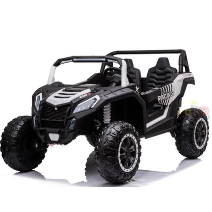 2 Seater XXL Edition Blade BT 24V/4WD Kids Exclusive Buggy/UTV With Rubber Wheels, Leather Seats image 15