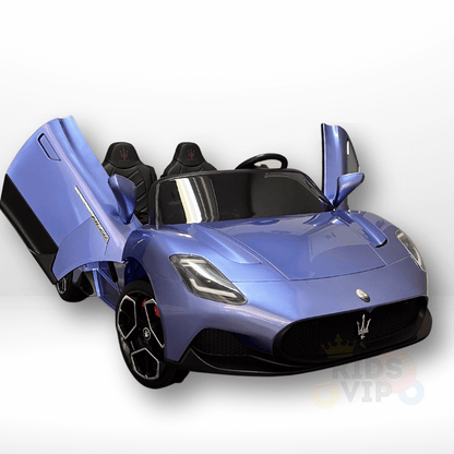 2 Seater Licensed Sport Edition Maserati MC20 24V Kids Ride-on Car With 4x4 and RC - Cornflower Blue image 11