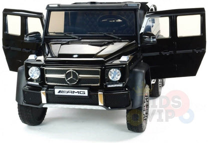 XXL 6X6/6WD Edition Mercedes G63 Kids Ride on Truck,2x12V, Eva Wheels, Leather Seats, RC image 13