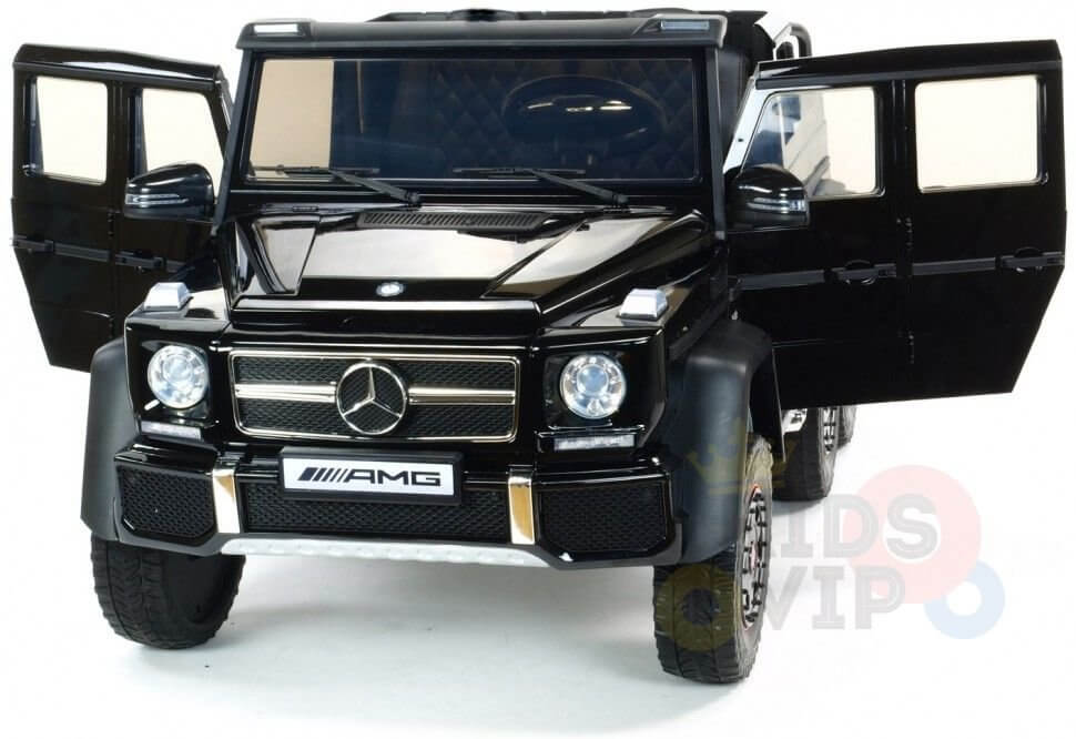 XXL 6X6/6WD Edition Mercedes G63 Kids Ride on Truck,2x12V, Eva Wheels, Leather Seats, RC image 13