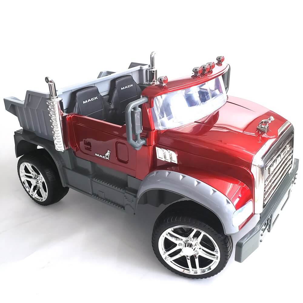 Officially Licensed Mack Truck 2-Seater 2x12-Volt Ride-on For Kids and Toddlers w/ MP3 USB SD Remote control &amp; Tipper- KIDS VIP image 15