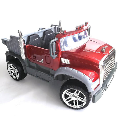 Officially Licensed Mack Truck 2-Seater 2x12-Volt Ride-on For Kids and Toddlers w/ MP3 USB SD Remote control &amp; Tipper- KIDS VIP image 15