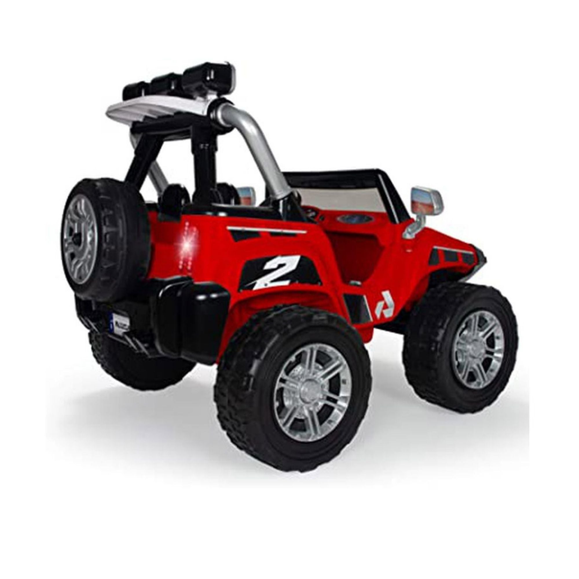 INJUSA Monster Truck 2-Seater Lifted Progressive 24V Ride-on Truck With XL Rubber Tires - NO PARENT REMOTE CONTROL image 10
