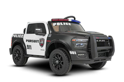 Larger 24V police ride-on truck for kids in Canada